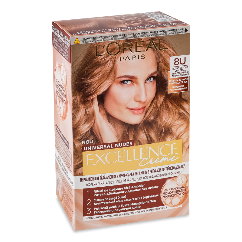 Крем-фарба д/волосся Excellence Creme 8U світло-русявий L’Oreal