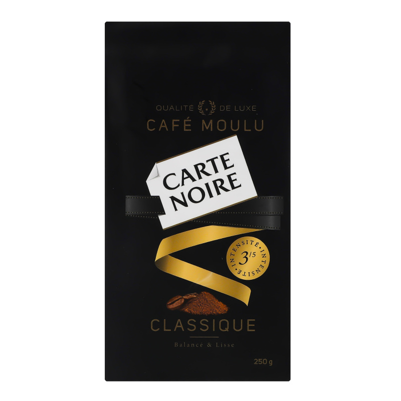 Кофе натуральный жареный молотый Classique Carte Noire м/у 250г Carte ...