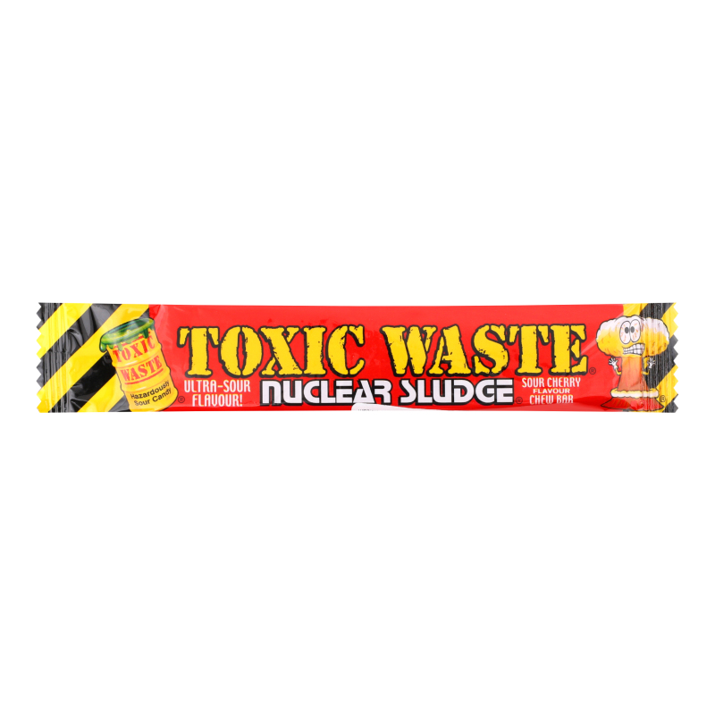 Цукерки жувальні полоски зі смаком вишні Toxic Waste м/у