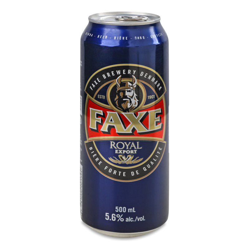 Пиво Royal Export світле 5,6% 0,5л ж/б Faxe