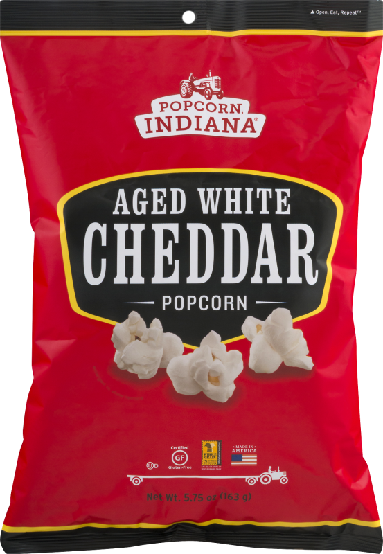 Popcorn, Indiana Aged White Cheddar Popcorn Popcorn, Indiana
