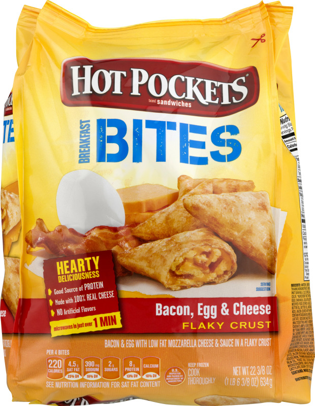 Hot Pockets Breakfast Bites Bacon, Egg & Cheese Hot Pockets(43695304671