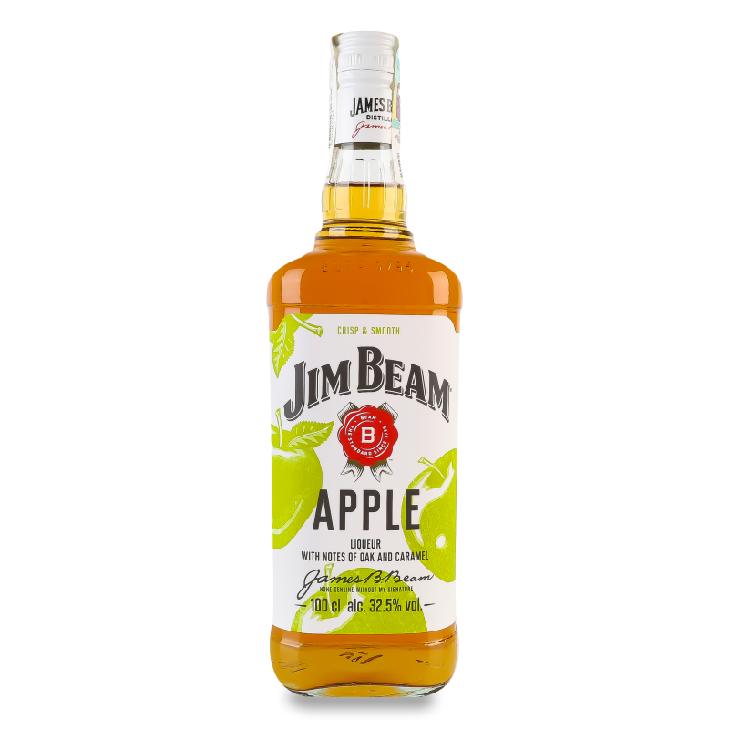 Лікер міцний Apple 32,5% 1л Jim Beam