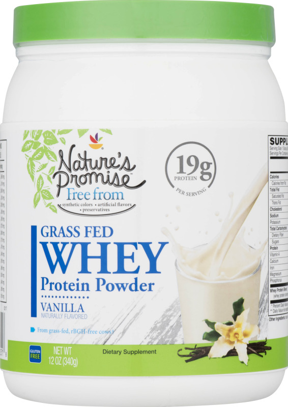 Nature's Promise Grass Fed Whey Protein Powder Vanilla Nature's Promise