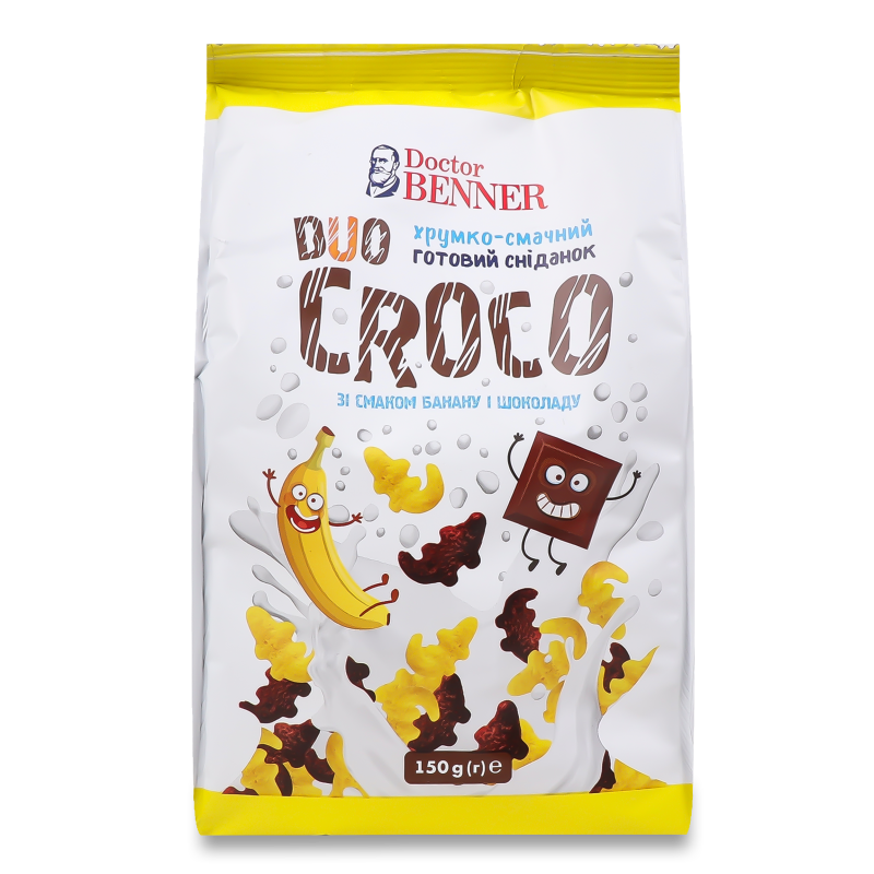 Сніданок сухий Крокодили дуо 150г Др.Беннер