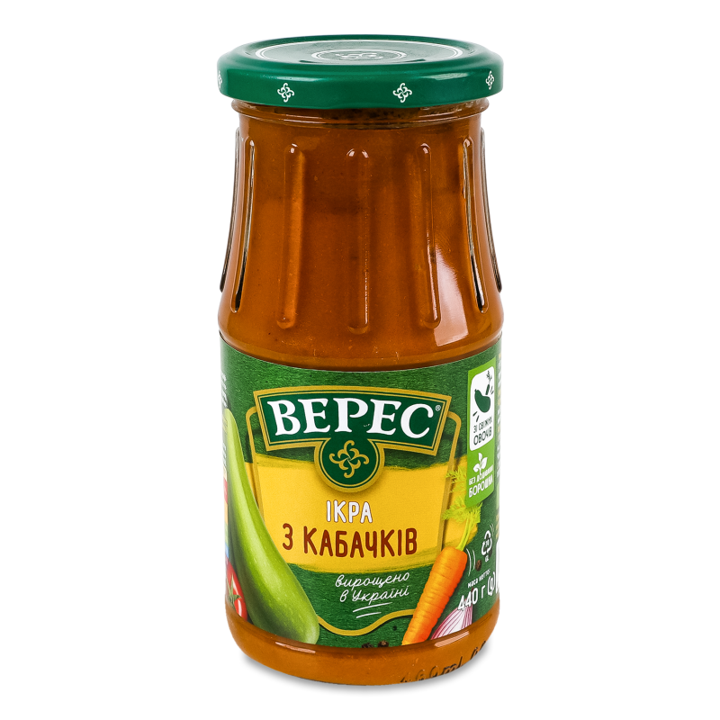 Ікра з кабачків Екстра 440г твіст/б Верес