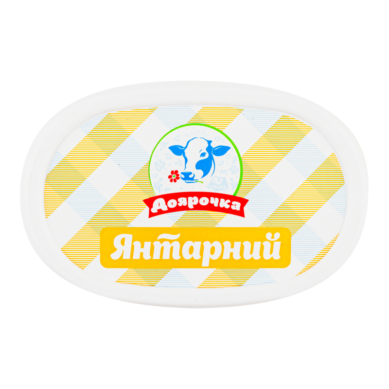 Продукт сирний 60% молоковмісний плавлений пастоподібний Янтарний Доярочка п/у