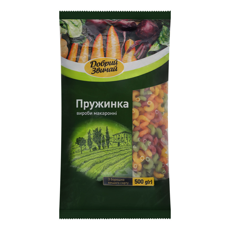 Вироби макаронні Пружинка Добрий звичай м/у
