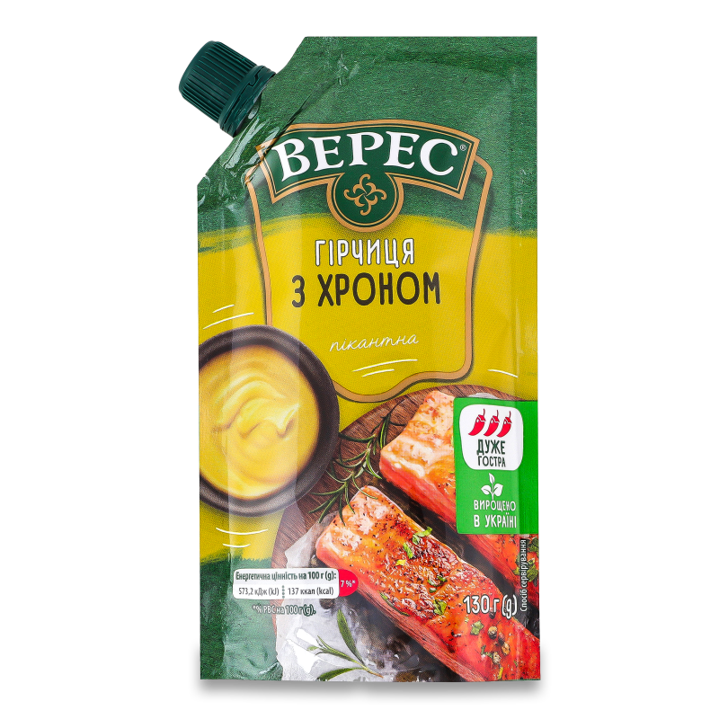 Гірчиця з хроном 130г д/п Верес
