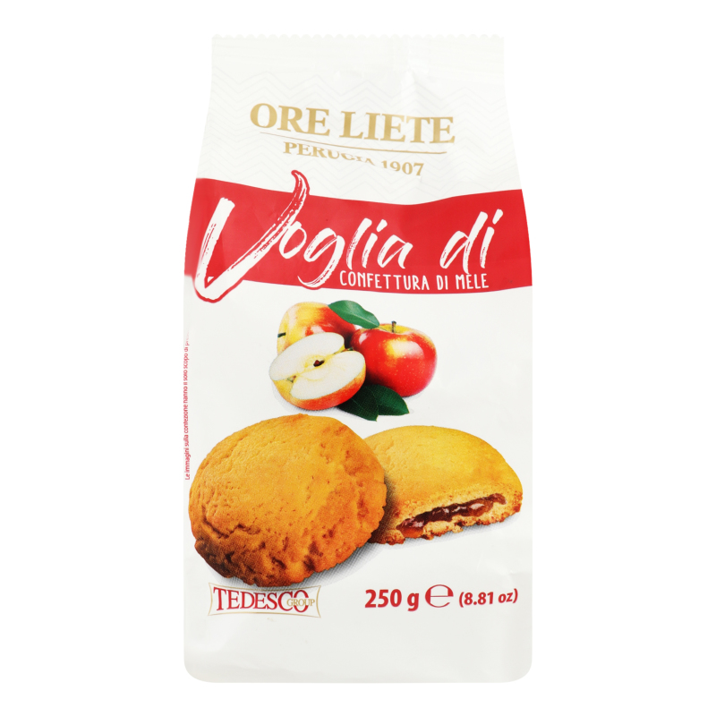 Печиво з яблучною начинкою Voglia di Ore Liete м/у