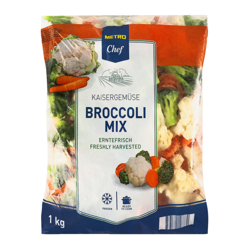 Смесь овощная быстрозамороженная Broccoli mix Metro Chef м/у