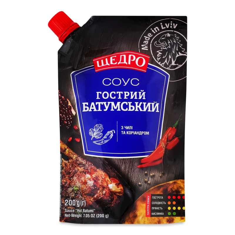 Соус Батумський гострий 200г д/п Щедро