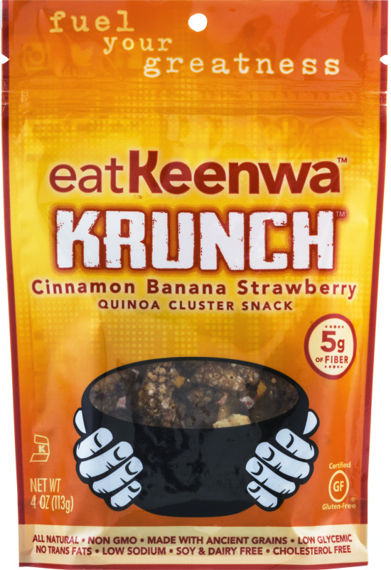 eatKeenwa Krunch Quinoa Cluster Snack Cinnamon Banana Strawberry eatKeenwa(40232000621