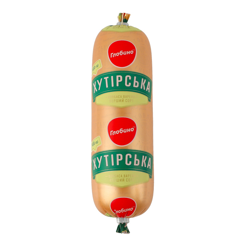 Ковбаса варена Хутірська Глобино 1с м/у