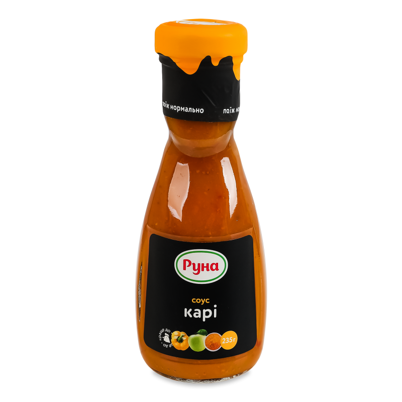 Соус Карі 235г скло Руна