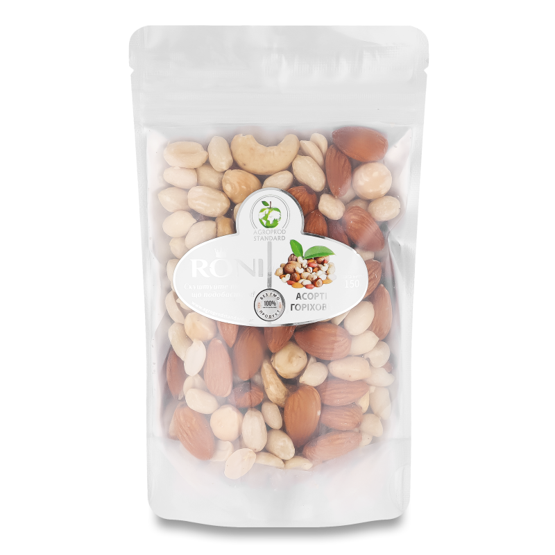 Асорті горіхове 150г д/п Roni