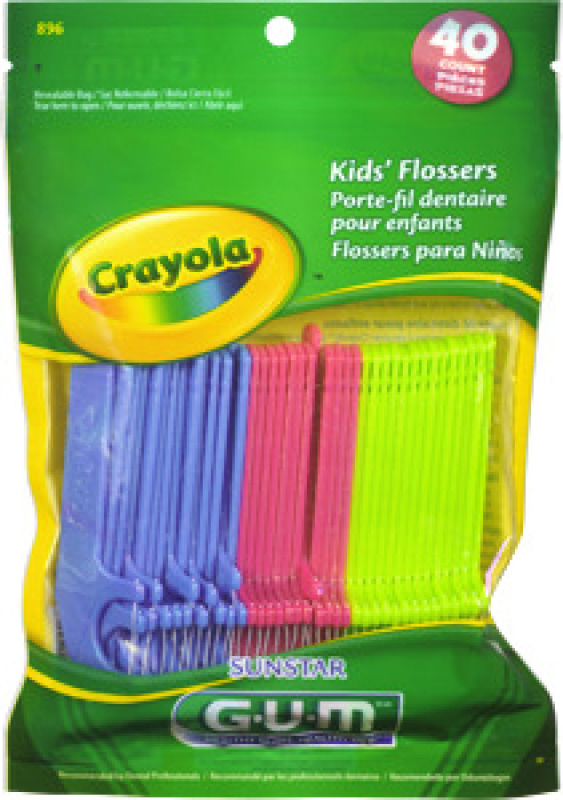 GUM Crayola Kids' Flossers 40 CT GUM(70942303101) customers reviews