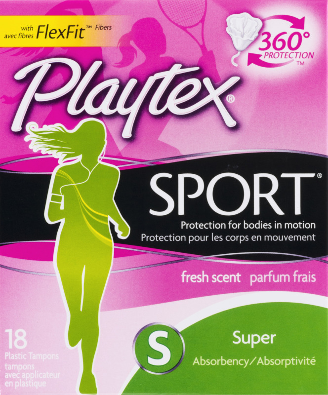 Playtex Sport Super Plastic Tampons 18 CT Playtex Sport(78300081104) customers reviews