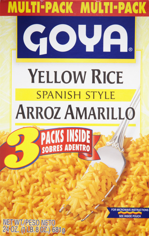 Goya Yellow Rice Spanish Style 3 CT Goya(41331026826) customers