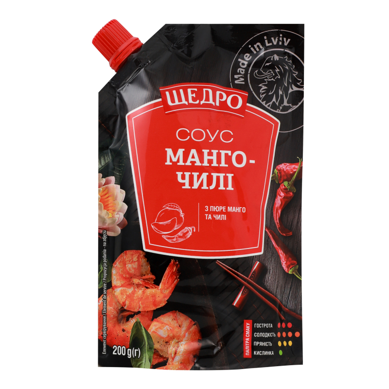 Соус Манго-чили Щедро д/п 200г Щедро(4823097405819): купить в интернет ...