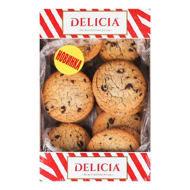 Печиво здобне зі шматочками шоколаду Феліція Delicia к/у