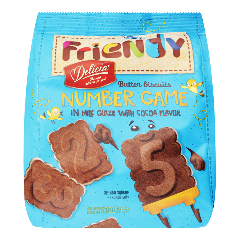 Печиво здобне Числограй Friendy м/у