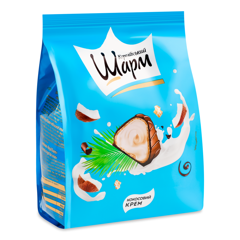 Цукерки Королівський шарм з кокосовим кремом 110г АВК