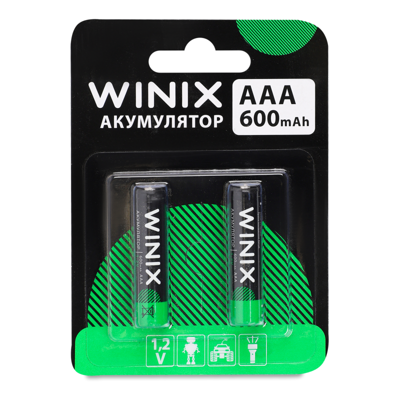 Акумулятор Ni-MH AAA 600мАч 2шт Winix