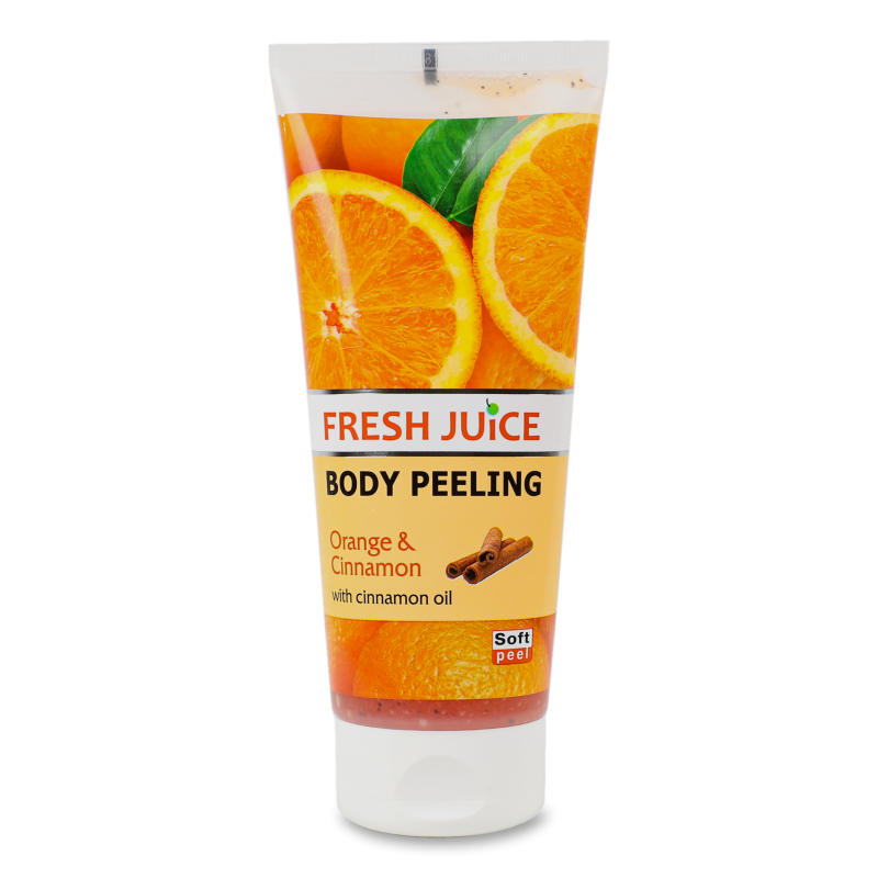 Пілінг д/тіла Апельсин та кориця 200мл Фреш джус