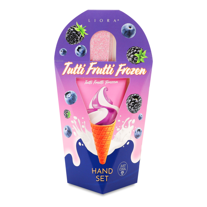 Набір Tutti frutti frozen Крем д/рук 50мл+Пилочка та паличка д/манікюру Liora