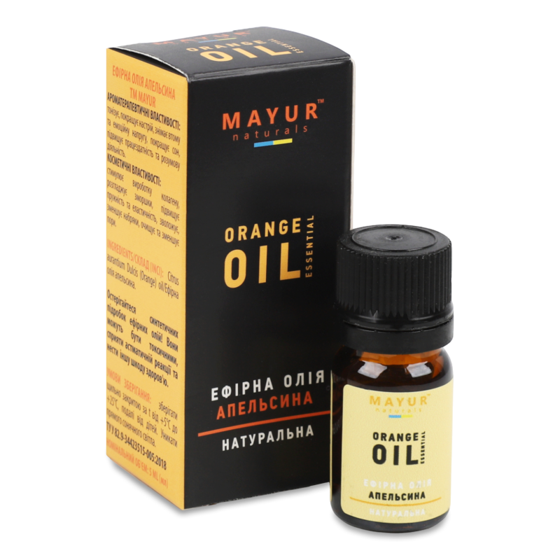 Олія ефірна Апельсина 5мл Маюр
