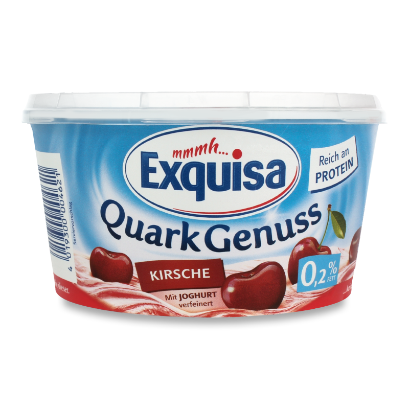 Десерт сирний Вишня 0,2% 500г Exquisa