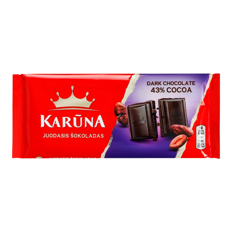 Шоколад чорний Karuna м/у