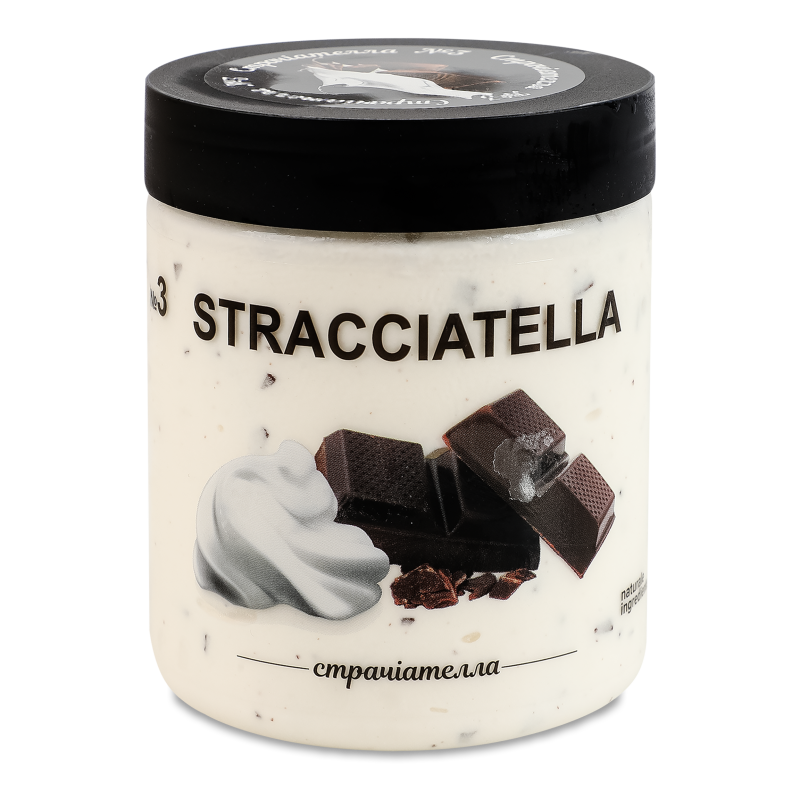 Морозиво Страчателла №3 330г пл/банка La Gelateria Italiana