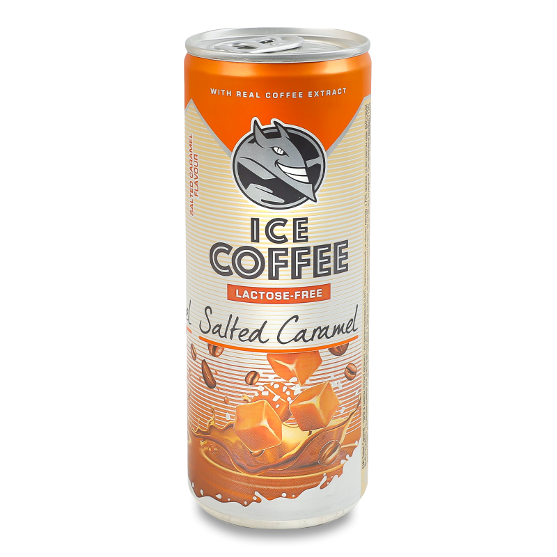 Напій Ice Coffee з смаком солоної карамелі ультрапастеризований 250мл ж/б Hell