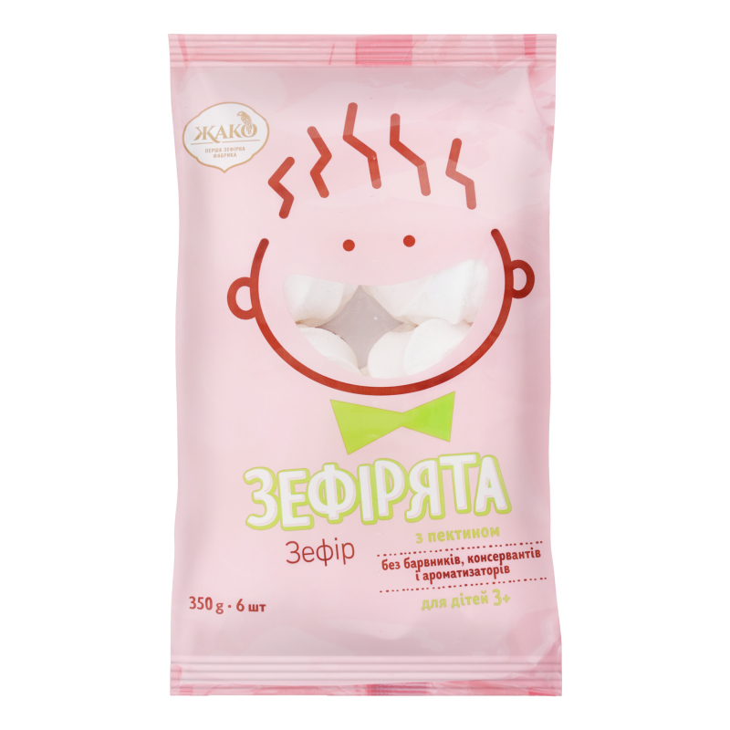 Зефир для детей от 3лет Зефирята Жако м/у 350г Жако(4820078263178 ...
