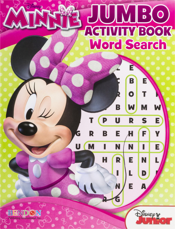 Bendon Disney Minnie Jumbo Activity Book Word Search Bendon ...