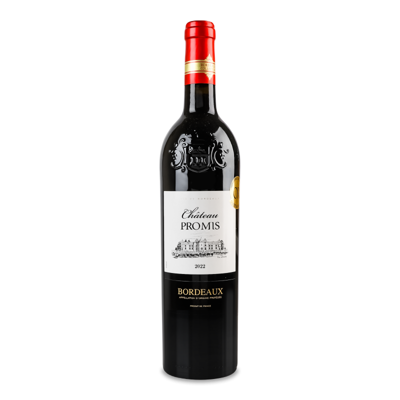 Вино Bordeaux червоне сухе 14,5% 0,75л Chateau Promis