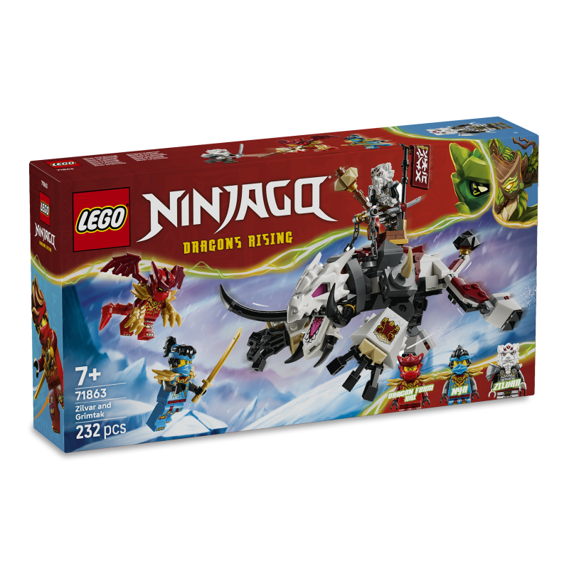 Конструктор Ninjago Зільвар та дракон Гримтак Lego