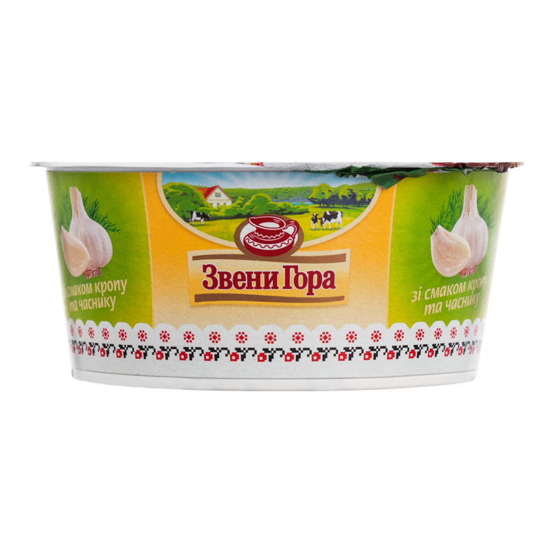 Сыр-Крем звенигора укроп и чеснок 70% 175 (4820009352087)