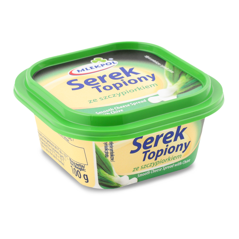 Сир плавлений з цибулею 27% 100г Mlekpol