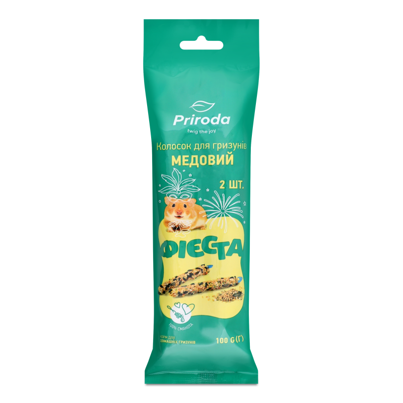 Ласощі д/гризунів Колосок Фієста Медовий 100г PR740227 Природа