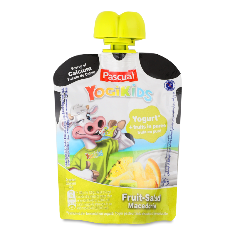Йогурт питний з смаком фруктів 2,9% 80г пауч Pascual