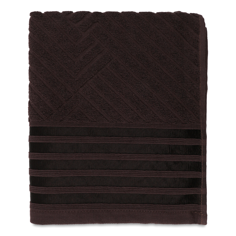 Рушник темно-шоколадний махровий 50*90см 500г/м2 GM Textile