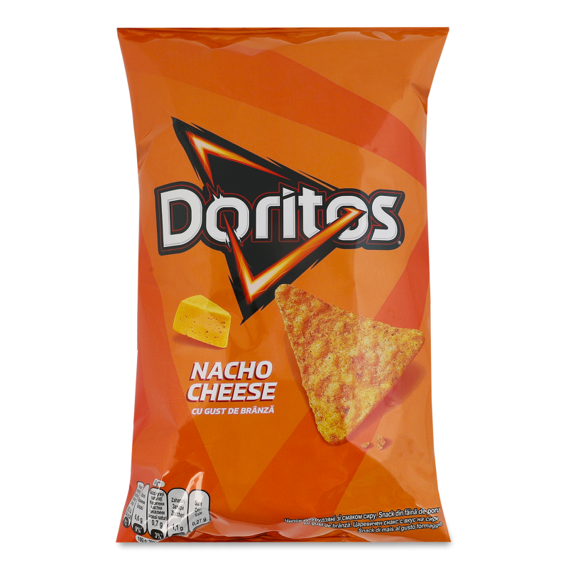 Чипси кукурудзяні з смаком Nacho cheese 90г м/у Doritos