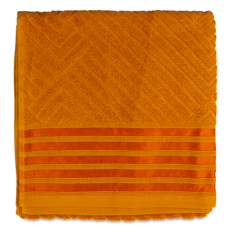 Рушник гірчичний махровий 70*140см 500г/м2 GM Textile