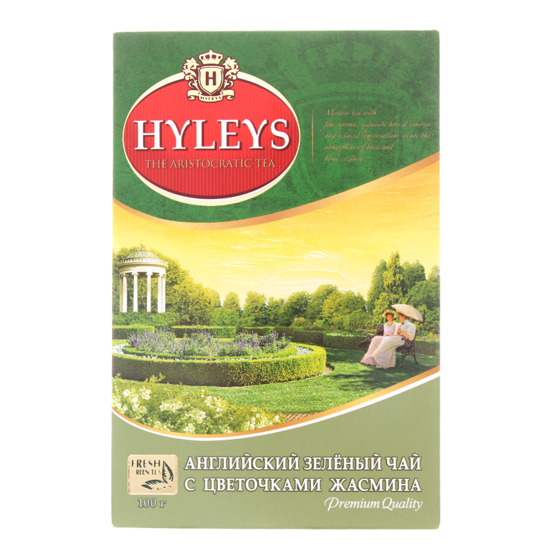 Чай Hyleys английский зеленый с жасмином 100г пач. (4791045002642)