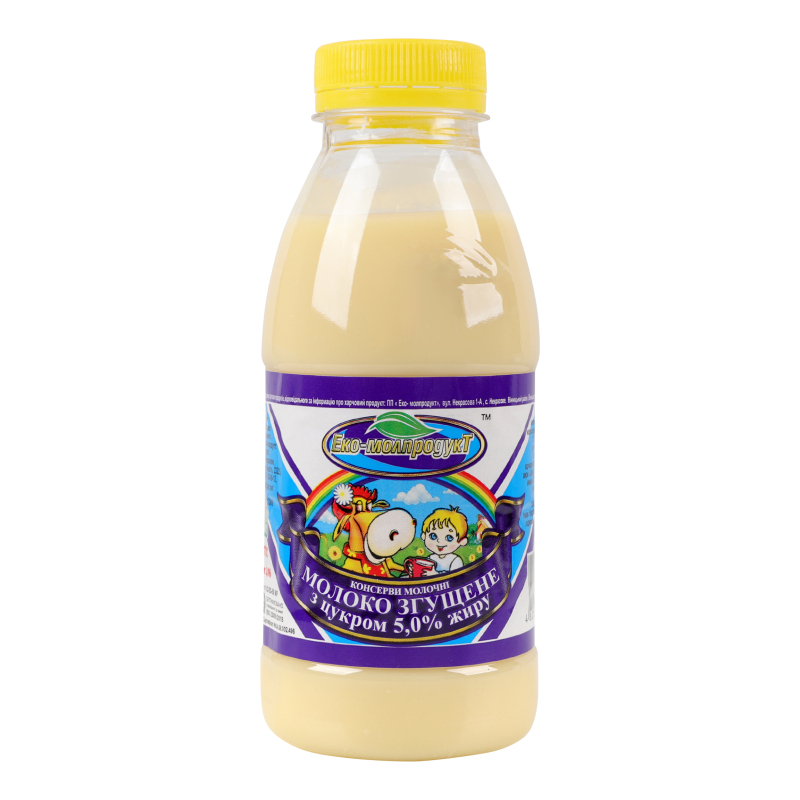 Молоко згущене 5% з цукром Еко-молпродукт п/пл