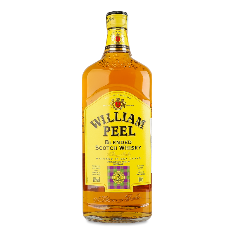 Віскі шотландський купажований 40% 1л William Peel