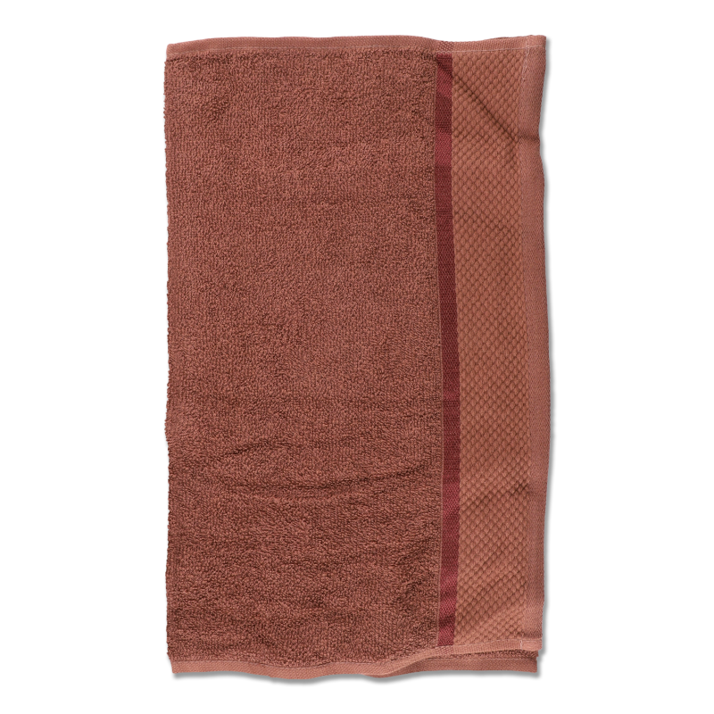 Рушник коричневий махровий 40*70см 360г/м2 Aisha